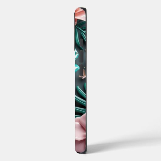 紫鮮やかフローラファンタジーバラ Case-Mate iPhoneケース (裏面 / 左)