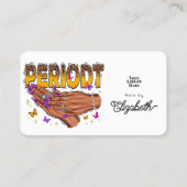 紫鮮やか歯周アフリカ系アメリカネイルサロン 名刺 (正面)