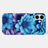 紫鮮やか青の花束 Case-Mate iPhoneケース (裏面 (横))