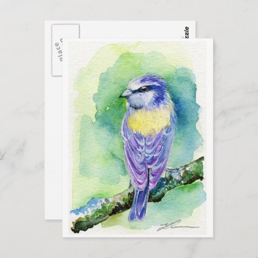紫鳥 ポストカード (正面/裏面)