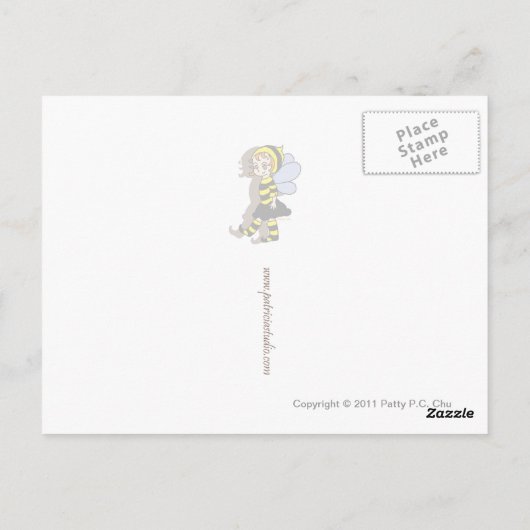 紫鳥 ポストカード (裏面)