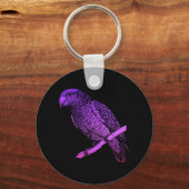 紫鸚鵡 キーホルダー (正面)