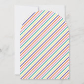 紫黄色のスーツケース 別れのParty招待状 招待状 (裏面)