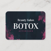 紫黒ボトックスアフターケア名刺 名刺 (正面)