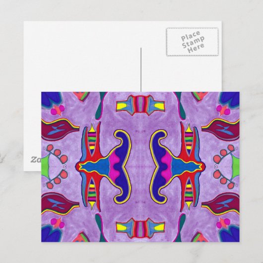 紫龍はがき ポストカード (正面/裏面)