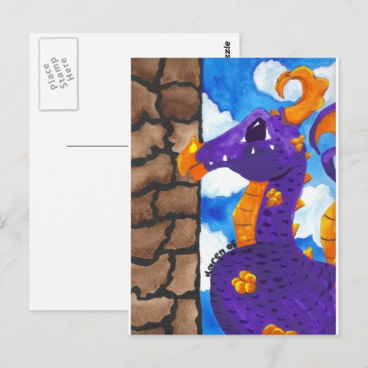 紫龍はがき ポストカード (正面/裏面)