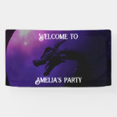 紫龍パーソナライズされた 横断幕 (横)