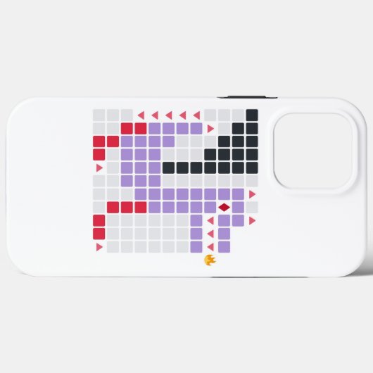 紫龍（絵文字アート） Case-Mate iPhoneケース (裏面 (横))