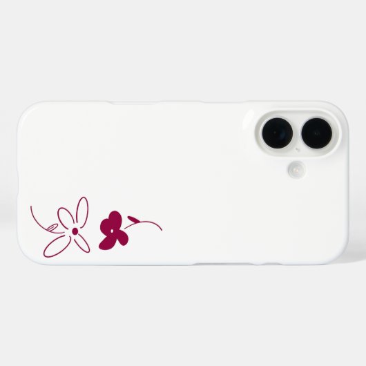 紫01 Case-Mate iPhoneケース (裏面 (横))
