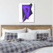 紫3倍角ファインアートキャンバス印刷 キャンバスプリント (インサイチュ (寝室))