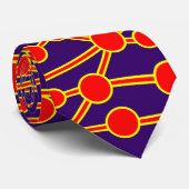 紫330066上の多くの道路II赤と黄色 ネクタイ (ロール)