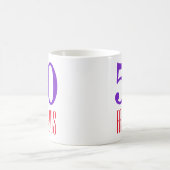 紫50と素晴らしい贈り物 コーヒーマグカップ (中央)