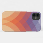 紫、オレンジ、青のカラフルパステルアーチ Case-Mate iPhoneケース (裏面(横))