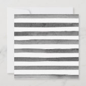 紫、オレンジ、黒の花の誕生日 招待状 (裏面)