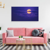 紫 キャンバスプリント (インサイチュ (リビング))