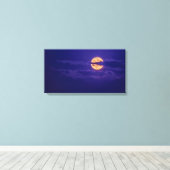 紫 キャンバスプリント (インサイチュ (ウッドフロア))