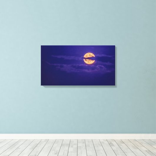 紫 キャンバスプリント (インサイチュ (ウッドフロア))