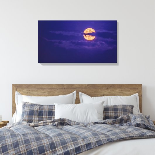 紫 キャンバスプリント (インサイチュ (寝室))