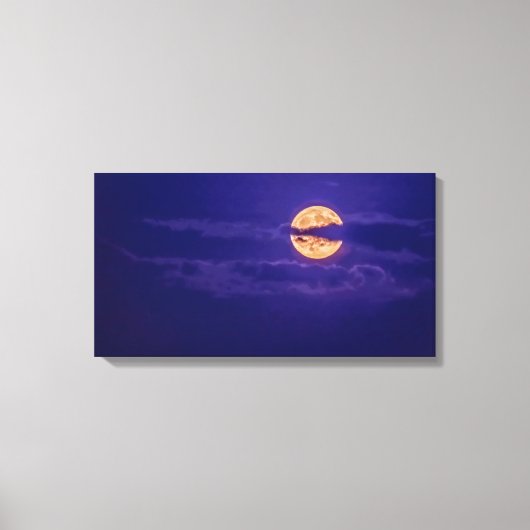 紫 キャンバスプリント (正面)