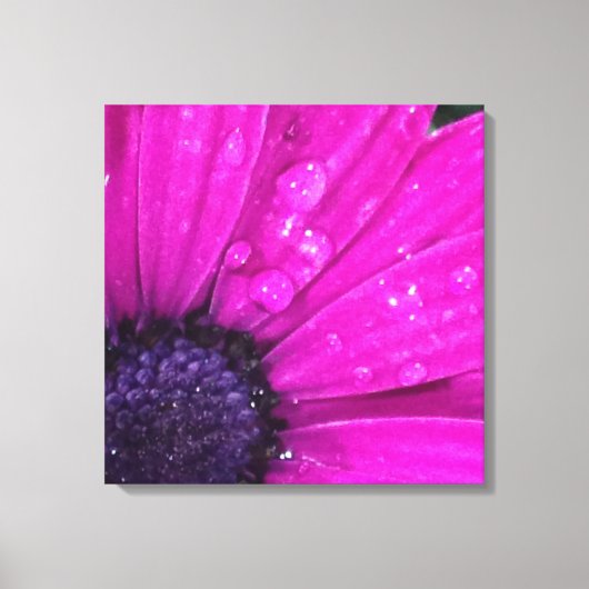 紫 キャンバスプリント (正面)