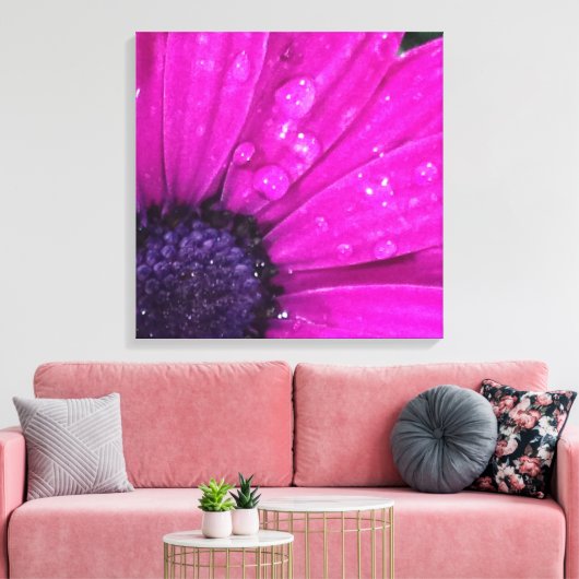 紫 キャンバスプリント (インサイチュ (リビング))