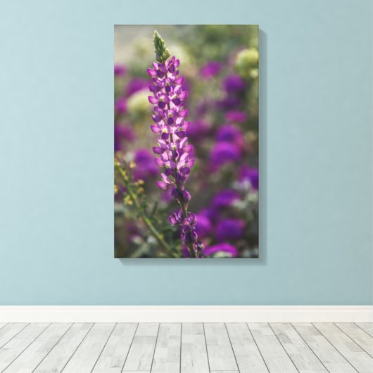 紫 キャンバスプリント (インサイチュ (ウッドフロア))