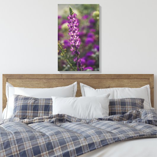 紫 キャンバスプリント (インサイチュ (寝室))