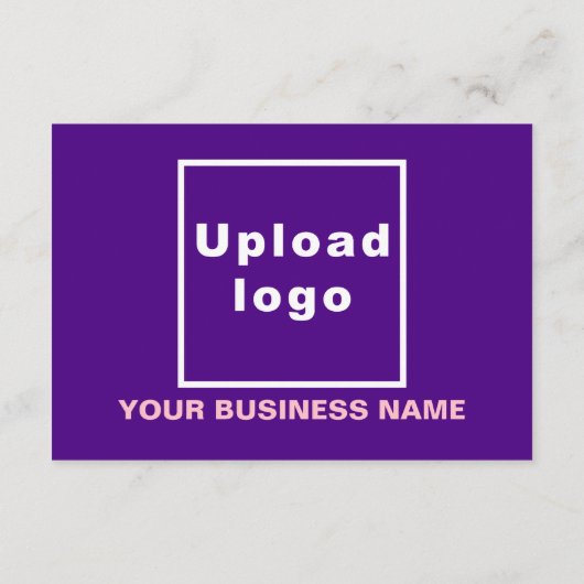 紫;クリスマス;ビジネス;スモールフラットグリーティング カード (裏面)