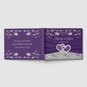 紫、グレーラブハート結婚ズ ゲストブック (全面)