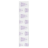 紫 ショートテーブルランナー (正面)