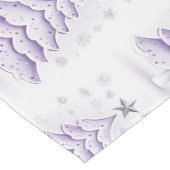 紫 ショートテーブルランナー (コーナー)