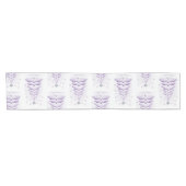 紫 ショートテーブルランナー (横)