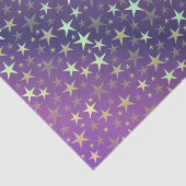 紫+シルバー，光沢，明るい，星，色，デコレティ 薄葉紙 (詳細)
