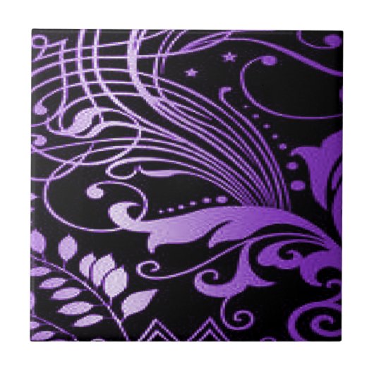 紫 タイル (正面)