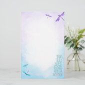 紫、ターコイズトンボ文房具 (スタンド正面)