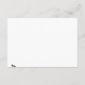 紫、ターコイズ、緑の貴重な孔雀ちゃんの返信 出欠カード (裏面)