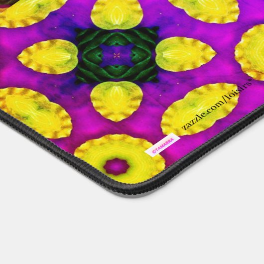 紫 デスクマット (コーナー)