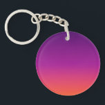 紫、ピンクおよびオレンジ色のグラデーショングラデーション キーホルダー<br><div class="desc">紫、ピンクおよびオレンジ色のグラデーショングラデーション</div>
