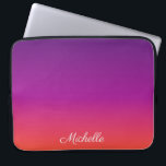 紫、ピンクおよびオレンジ色のグラデーショングラデーション ラップトップスリーブ<br><div class="desc">紫、ピンクおよびオレンジ色のグラデーショングラデーション</div>