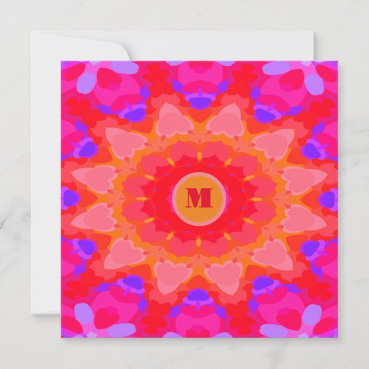 紫、ピンク、オレンジ (正面)