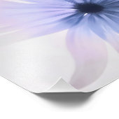 紫、ピンク、グレーのデイジー フォトプリント            (角)