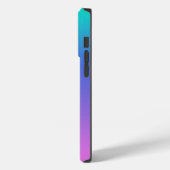 紫、ピンク、ターコイズの背グラデーション景 Case-Mate iPhoneケース (裏面 / 左)