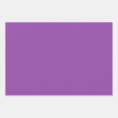 紫、ピンク、白のグレー ラッピングペーパーシート (正面2)