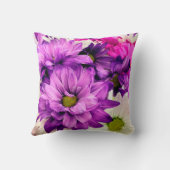 紫、ピンク、白のミウム枕 クッション (裏面)