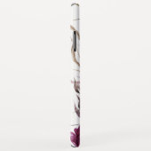 紫+ピーチウォーター色フローラ秋モノグラム Case-Mate iPhoneケース (裏面/右)