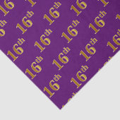 紫、フェイク金ゴールド16番目（16番目）のイベント 薄葉紙 (詳細)