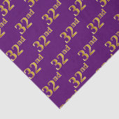 紫、フェイク金ゴールド32番目（32番目）のイベント 薄葉紙 (詳細)