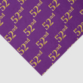 紫、フェイク金ゴールド52番目(52番目)のイベント 薄葉紙 (詳細)