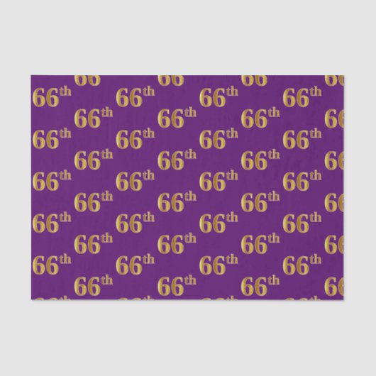紫、フェイク金ゴールド66位(66位)イベント 薄葉紙 (正面)