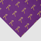 紫、フェイク金ゴールド7位(7番目)イベントティッシュペーパー 薄葉紙 (詳細)